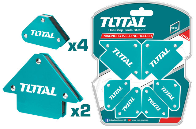 TAMWH6002.jpg TOTAL MAGNETIC WELDING HOLDER SET 6PCS (TAMWH6002) - Image 1