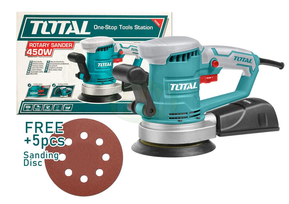 tf_994x700.jpg TOTAL 450W ROTARY SANDER (TF2041506) - Image 1