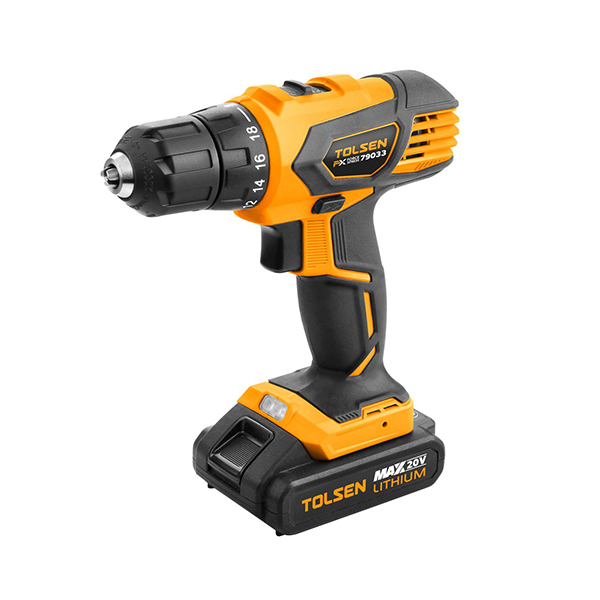 tolsen-cordless.jpg TOLSEN LION CORDLESS DRILL 20V WITH IMPACT FUNCTION - Image 1