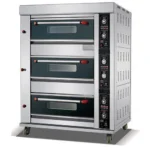 Industrial oven 3 deck 6 tray
