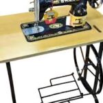 Swan sewing machine with local table